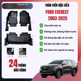 Thảm lót sàn ô tô Ford Everest 2016-2021