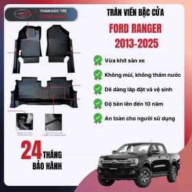 Thảm lót sàn ô tô Ford Ranger 2021-2025