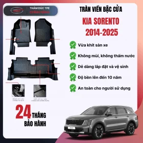 Thảm lót sàn ô tô Kia Sorento 2014--2025
