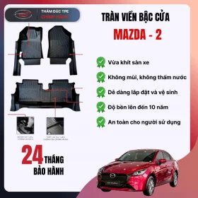Thảm lót sàn ô tô Mazda 2 2014-2025