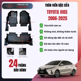 Thảm lót sàn ô tô Toyota Vios 2014-2025